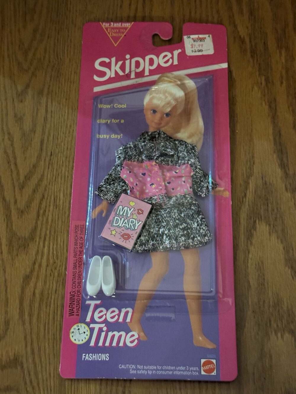 Mattel Skipper Teen Time Fashions My Diary Outfit #68028